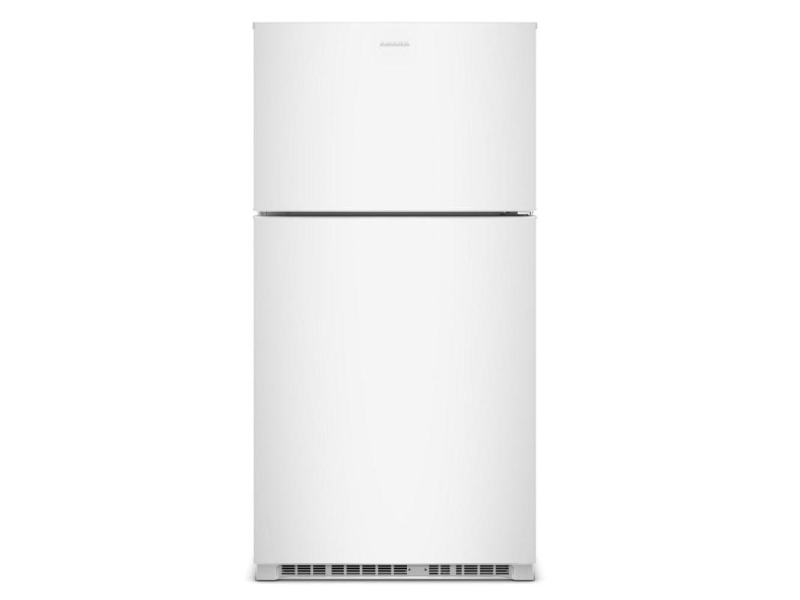 33" Amana 21 Cu. Ft. Wide Top-Freezer Refrigerator With Dual Crisper Drawers - ARTX2021TW