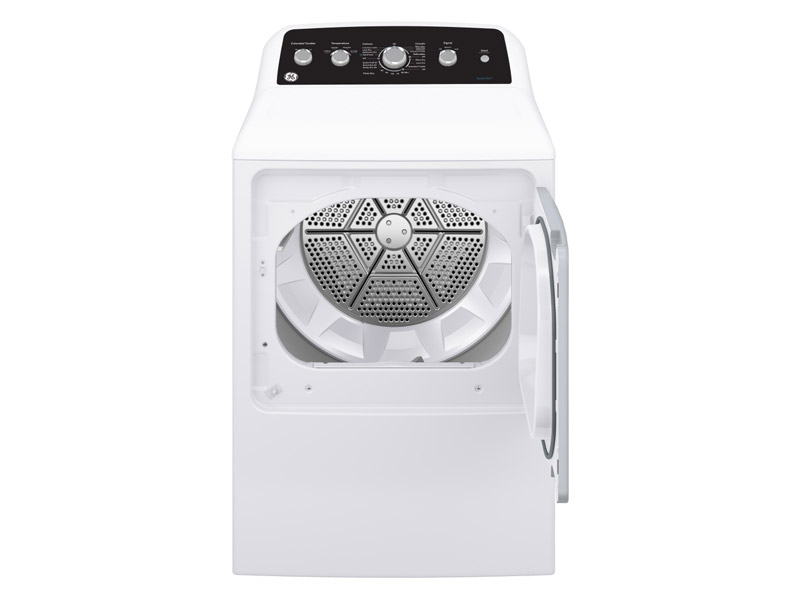 27" GE 4.9 Cu. Ft. Top Load Washer and 7.2 Cu. Ft. Top Load Gas Dryer - GTW491BMRWS-GTD49GBMRWS