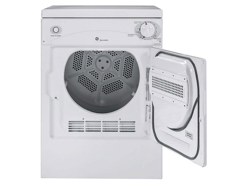 24" GE Portable Washer and Portable Compact Dryer - GNW128PSMWW-PSKP333EBWW