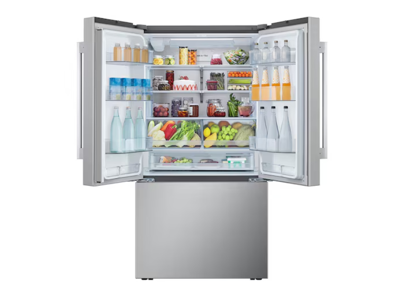 36" LG 32 Cu.Ft. Standard-Depth MAX French 3-Door Refrigerator with Internal Water Dispenser Ice Maker - LF32BSH42S