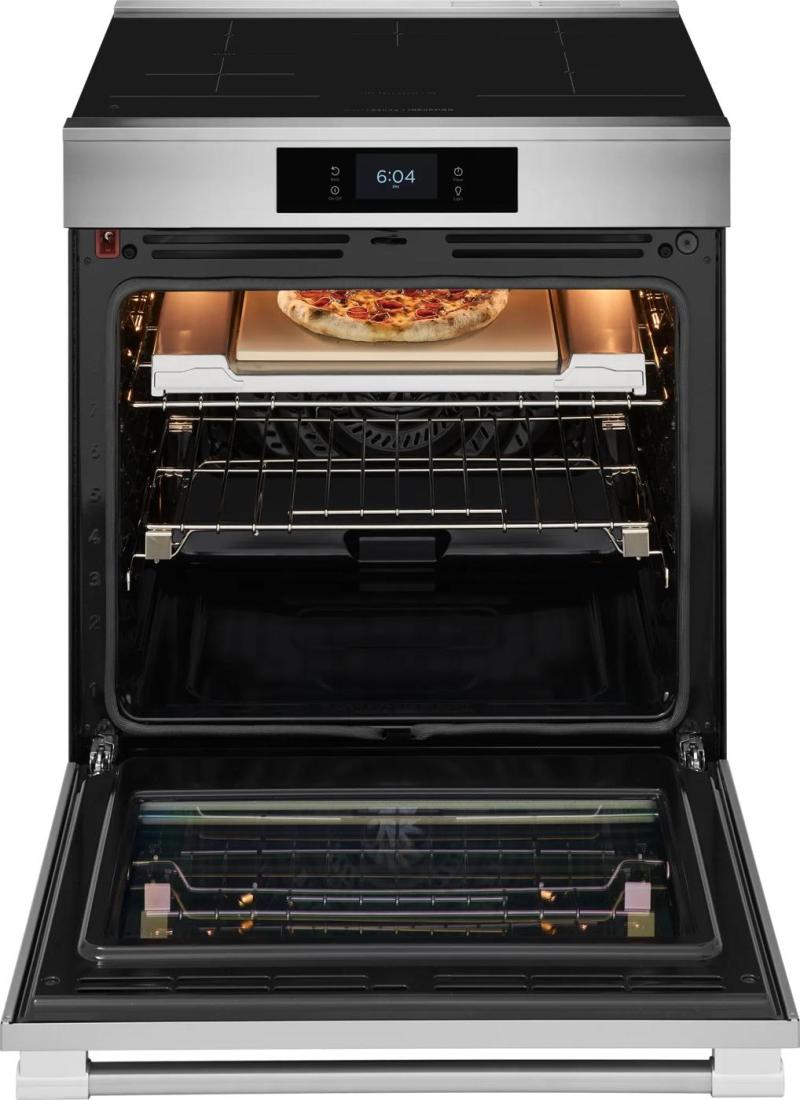 30" Frigidaire Professional Induction Range with Stone-Baked Pizza - PCFIC085BF