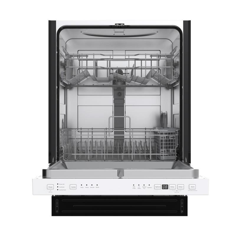 24" GE 54 dB Universal Tall Tub Hybrid Interior Dishwasher in White - UDT610HSZWW