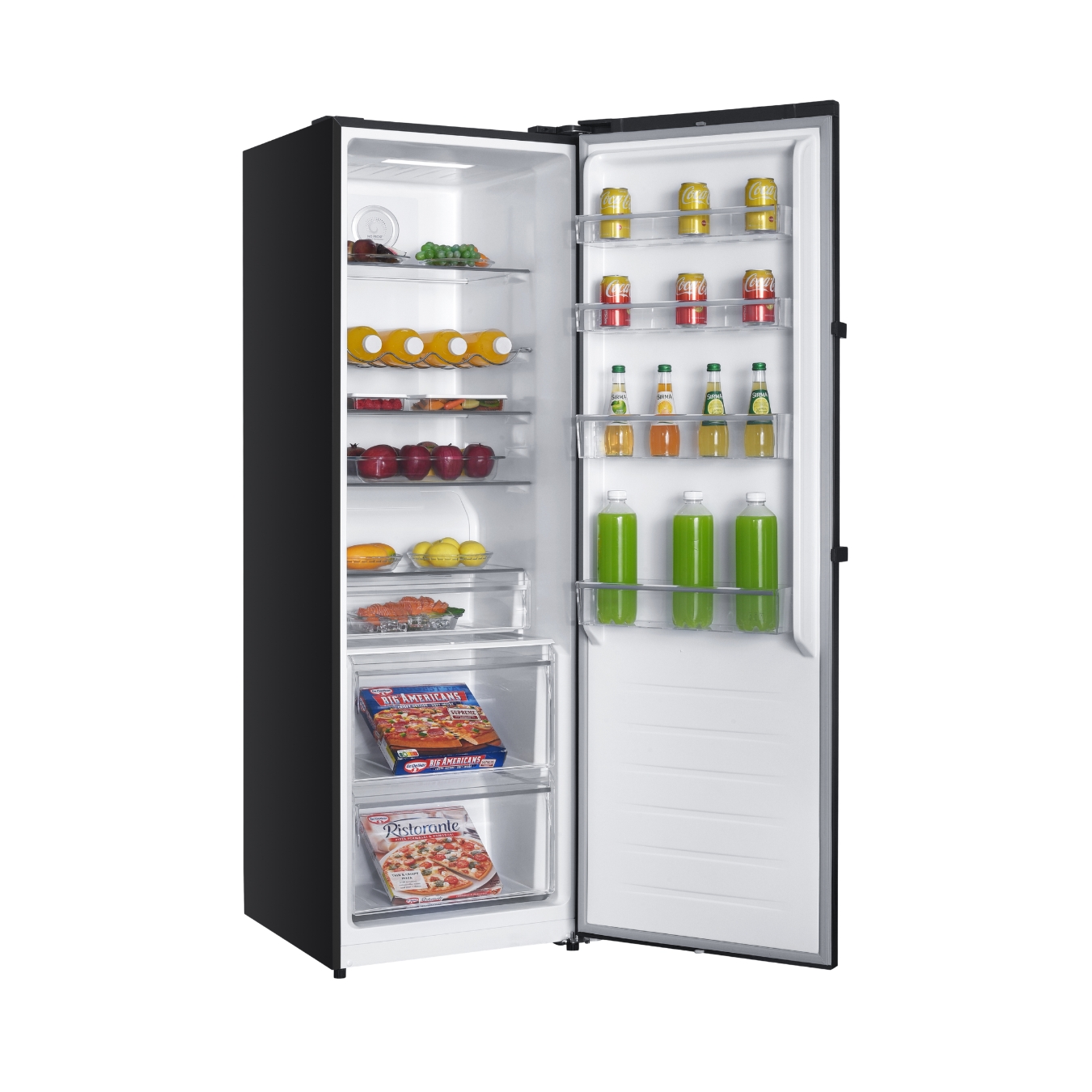 24" Marathon 12.4 Cu. Ft. Frost Free All-Refrigerator in Black Steel - MARFF124BLS