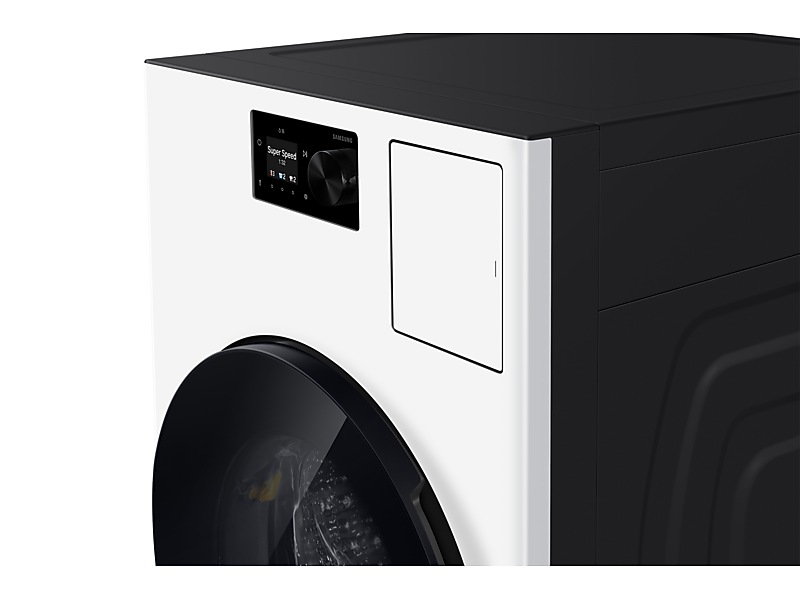 27" Samsung 6.1 Cu. Ft. Bespoke AI Laundry All-in-One Combo Dial Screen - WD80H53BHWAC