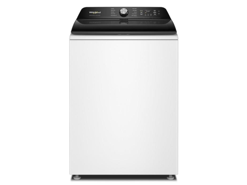27" Whirlpool Top Load Washer & Smart Electric Dryer - WTW8507TW-YWED8509TW