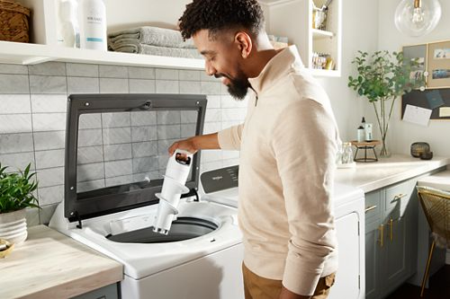 27" Whirpool 6.1 Cu. Ft. Top Load Washer with Removable Agitator - WTW6157PW