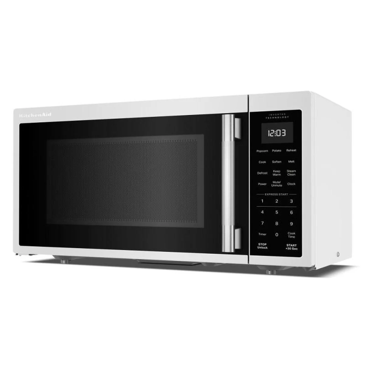 22" KitchenAid 1.2 Cu. Ft. Countertop Microwave with Inverter Technology - YKMCS3020TWH