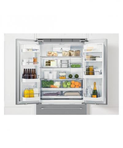 36" DCS Activesmart French Door Brushed Stainless Steel Refrigerator - RF201ACUSX1