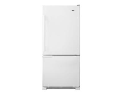 30" Amana 18.5 Cu. Ft. Bottom-Freezer Refrigerator with ENERGY STAR Qualification - ABB1921BRW