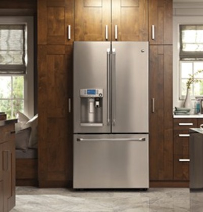 Café 27.8 cu. ft. French-Door Refrigerator w/Keurig K-Cup Brewing System - CFE28USHSS