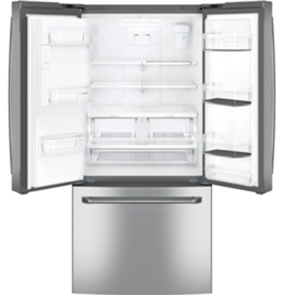 Café 23.8 cu.ft. French Door Bottom-Mount, w/Factory Installed Icemaker - CFE24SSKSS