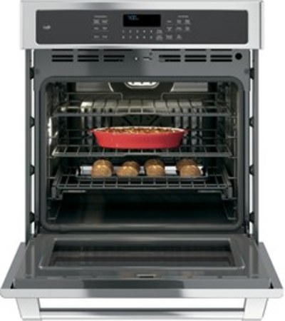 27" Café Electric Convection Self-Cleaning Single Wall Oven - CK7000SHSS