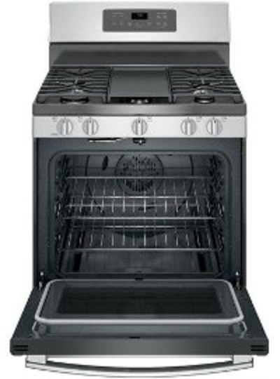 30" GE Free-Standing Convection Self Cleaning Gas Range - JCGB700SEJSS