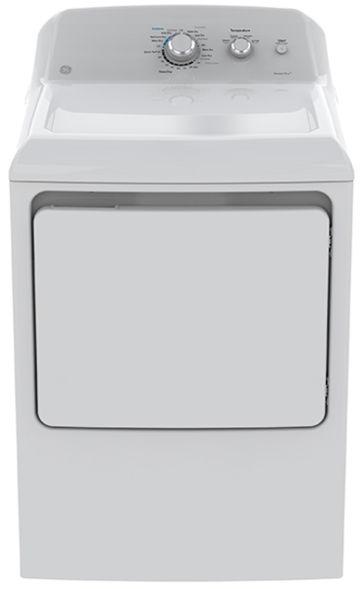 27" GE 7.2 Cu. Ft. Top Load Gas Dryer In White - GTD40GBMKWW