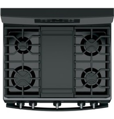 30" GE Free-Standing Gas Convection Self Cleaning Gas Range - JCGB700DEJBB