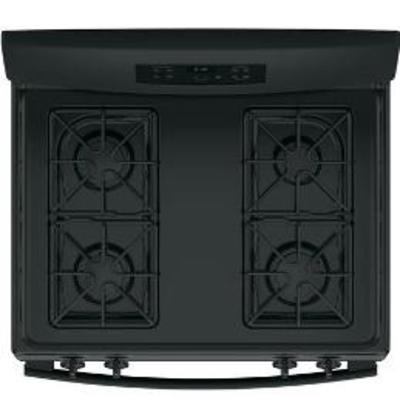 30" GE 5.0 Cu. Ft. Free-Standing Standard Clean Gas Range - JCGBS60DEKBB