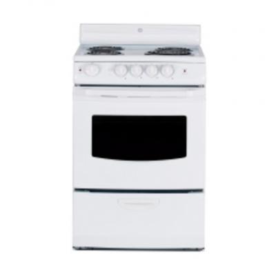 24" GE Free Standing Electric Standard Clean Range - JCAS724HWW