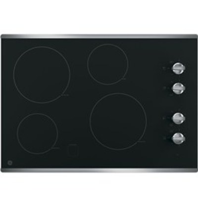 30" GE Built-In CleanDesign Electric Cooktop - JP3030SJSS