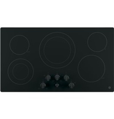 36" GE Electric Cooktop With Knob Control - JP3536DJBB