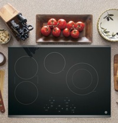 30" GE Built-In Touch Control Electric Cooktop - JP5030SJSS